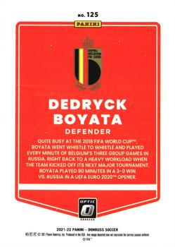 2021-22 Donruss - Optic #125 Dedryck Boyata Back