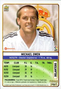 2004-05 Mundicromo Las Fichas de la Liga 2005 #104 Owen Back