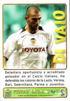 2004-05 Mundicromo Las Fichas de la Liga 2005 #602 Di Vaio Back