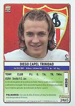 2004-05 Mundicromo Las Fichas de la Liga 2005 #656 Diego Capel Back
