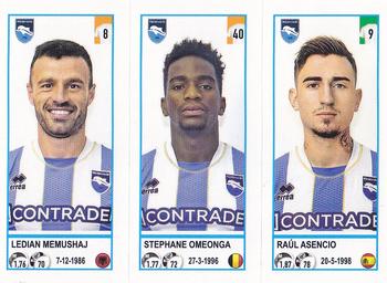 2020-21 Panini Calciatori Stickers #671 Ledian Memushaj / Stephane Omeonga / Raúl Asencio Front