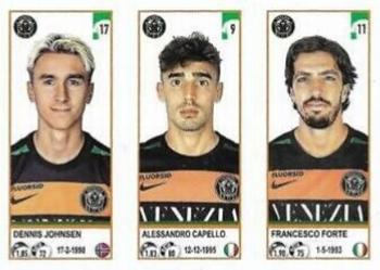 2020-21 Panini Calciatori Stickers #721 Dennis Johnsen / Alessandro Capello / Francesco Forte Front