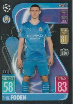 2021-22 Topps Chrome Match Attax UEFA Champions League & Europa League #8 Phil Foden Front