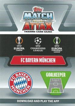 2021-22 Topps Chrome Match Attax UEFA Champions League & Europa League #47 Manuel Neuer Back