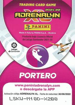 2021-22 Panini Adrenalyn XL LaLiga Santander #20 Unai Simon Back