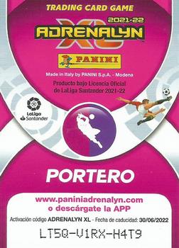 2021-22 Panini Adrenalyn XL LaLiga Santander #21 Agirrezabala Back