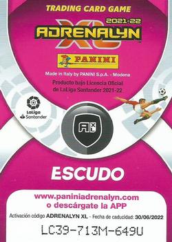 2021-22 Panini Adrenalyn XL LaLiga Santander #73 Escudo Back