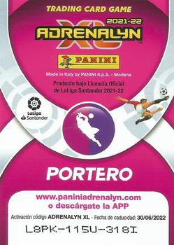 2021-22 Panini Adrenalyn XL LaLiga Santander #218 Courtois Back
