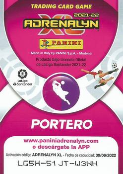2021-22 Panini Adrenalyn XL LaLiga Santander #219 Lunin Back