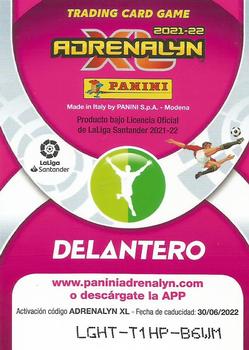 2021-22 Panini Adrenalyn XL LaLiga Santander #72bis Pierre-Emerick Aubameyang Back