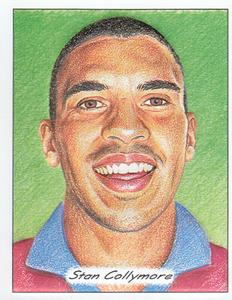 1998 Panini Superplayers 98 - Embossed 3D Glyptic Stickers #NNO Stan Collymore Front