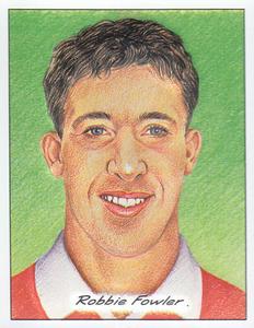 1998 Panini Superplayers 98 - Embossed 3D Glyptic Stickers #NNO Robbie Fowler Front