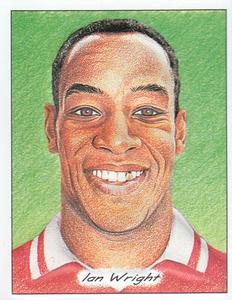 1998 Panini Superplayers 98 - Embossed 3D Glyptic Stickers #NNO Ian Wright Front