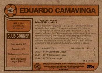 2022 Topps Living UEFA Champions League #422 Eduardo Camavinga Back