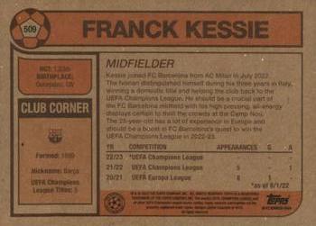 2022 Topps Living UEFA Champions League #509 Franck Kessié Back