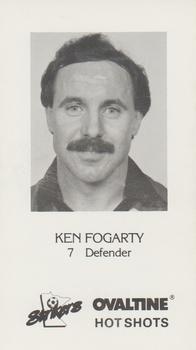 1984-85 Ovaltine Minnesota Strikers (MISL) #NNO Ken Fogarty Front
