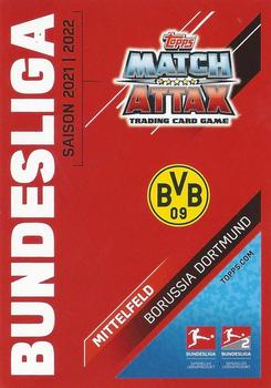 2021-22 Topps Chrome Match Attax Bundesliga #38 Axel Witsel Back