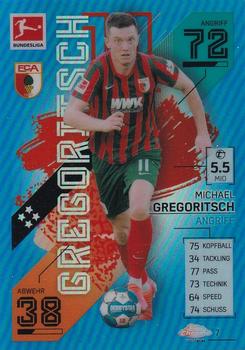 2021-22 Topps Chrome Match Attax Bundesliga - Blue #7 Michael Gregoritsch Front