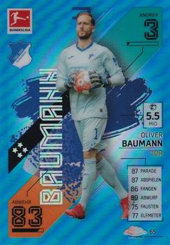 2021-22 Topps Chrome Match Attax Bundesliga - Blue #65 Oliver Baumann Front