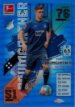2021-22 Topps Chrome Match Attax Bundesliga - Blue #70 Christoph Baumgartner Front