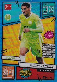 2021-22 Topps Chrome Match Attax Bundesliga - Blue #148 Maxence Lacroix Front