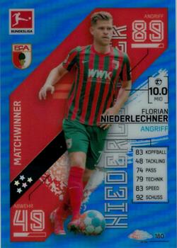 2021-22 Topps Chrome Match Attax Bundesliga - Blue #180 Florian Niederlechner Front