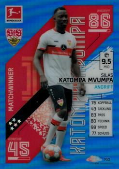 2021-22 Topps Chrome Match Attax Bundesliga - Blue #190 Silas Katompa Mvumpa Front