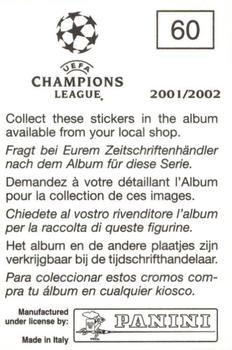 2001-02 Panini UEFA Champions League #60 Ashley Cole Back