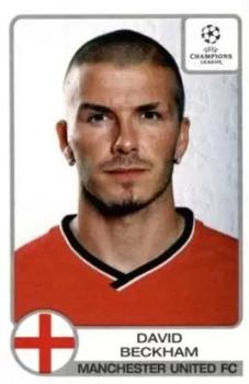 2001-02 Panini UEFA Champions League #179 David Beckham Front