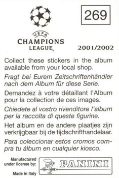 2001-02 Panini UEFA Champions League #269 Pieter Collen Back