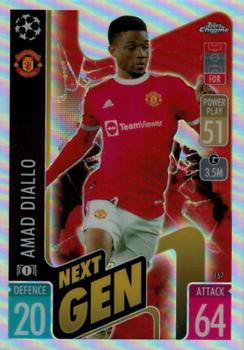 2021-22 Topps Chrome Match Attax UEFA Champions League & Europa League - Refractor #167 Amad Diallo Front