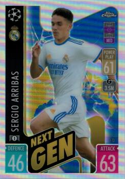 2021-22 Topps Chrome Match Attax UEFA Champions League & Europa League - Refractor #173 Sergio Arribas Front
