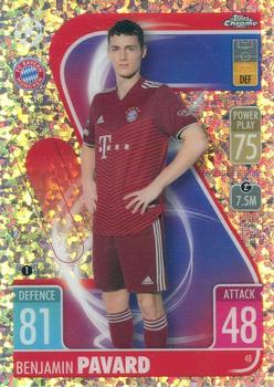 2021-22 Topps Chrome Match Attax UEFA Champions League & Europa League - Speckle #48 Benjamin Pavard Front