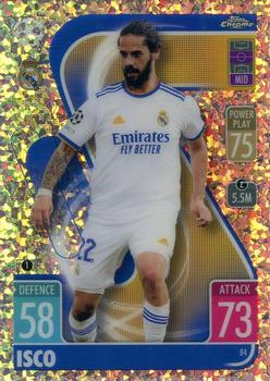 2021-22 Topps Chrome Match Attax UEFA Champions League & Europa League - Speckle #84 Isco Front