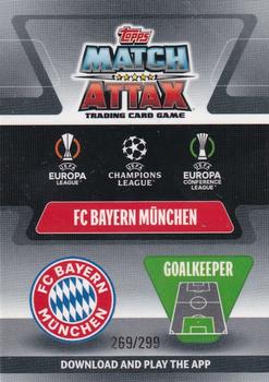 2021-22 Topps Chrome Match Attax UEFA Champions League & Europa League - Purple #195 Manuel Neuer Back