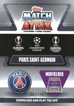 2021-22 Topps Chrome Match Attax UEFA Champions League & Europa League - Pink #42 Leandro Paredes Back