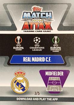 2021-22 Topps Chrome Match Attax UEFA Champions League & Europa League - Red #88 Marco Asensio Back