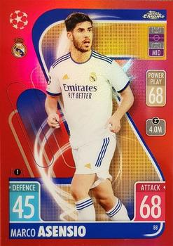 2021-22 Topps Chrome Match Attax UEFA Champions League & Europa League - Red #88 Marco Asensio Front