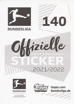 2021-22 Topps Bundesliga Sticker #140 Danny Blum Back