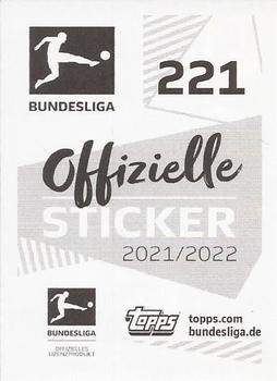 2021-22 Topps Bundesliga Sticker #221 Jetro Willems Back