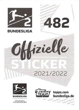 2021-22 Topps Bundesliga Sticker #482 Streli Mamba Back