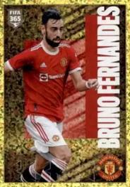 2022 Panini FIFA 365 The Golden World of Football #90 Bruno Fernandes Front