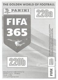 2022 Panini FIFA 365 The Golden World of Football #220a / 220b Giorgos Masouras / Lazar Ranđelović Back