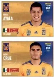 2022 Panini FIFA 365 The Golden World of Football #290a / 290b Hugo Ayala / Aldo Cruz Front