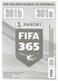 2022 Panini FIFA 365 The Golden World of Football #351a / 351b Timothy Castagne / Jason Denayer Back
