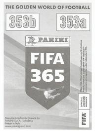 2022 Panini FIFA 365 The Golden World of Football #353a / 353b Leander Dendoncker / Youri Tielemans Back