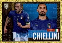 2022 Panini FIFA 365 The Golden World of Football #389 Giorgio Chiellini Front