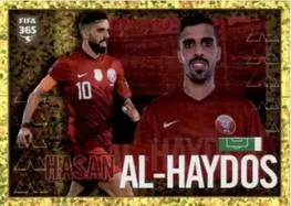 2022 Panini FIFA 365 The Golden World of Football #398 Hasan Al-Haydos Front