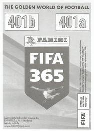 2022 Panini FIFA 365 The Golden World of Football #401a / 401b Abdullah Abdulsalam / Mohammed Al Bayati Back