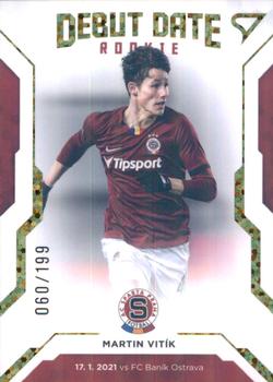 2020-21 SportZoo Fortuna:Liga 2. Serie - Debut Date Rookie Limited #DR02 Martin Vitik Front